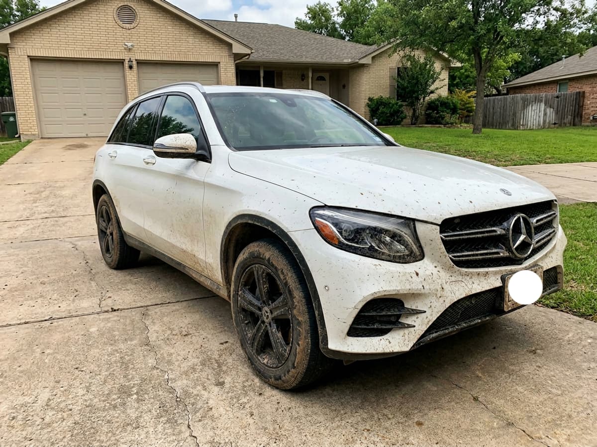 Mercedes GLC, before the detail