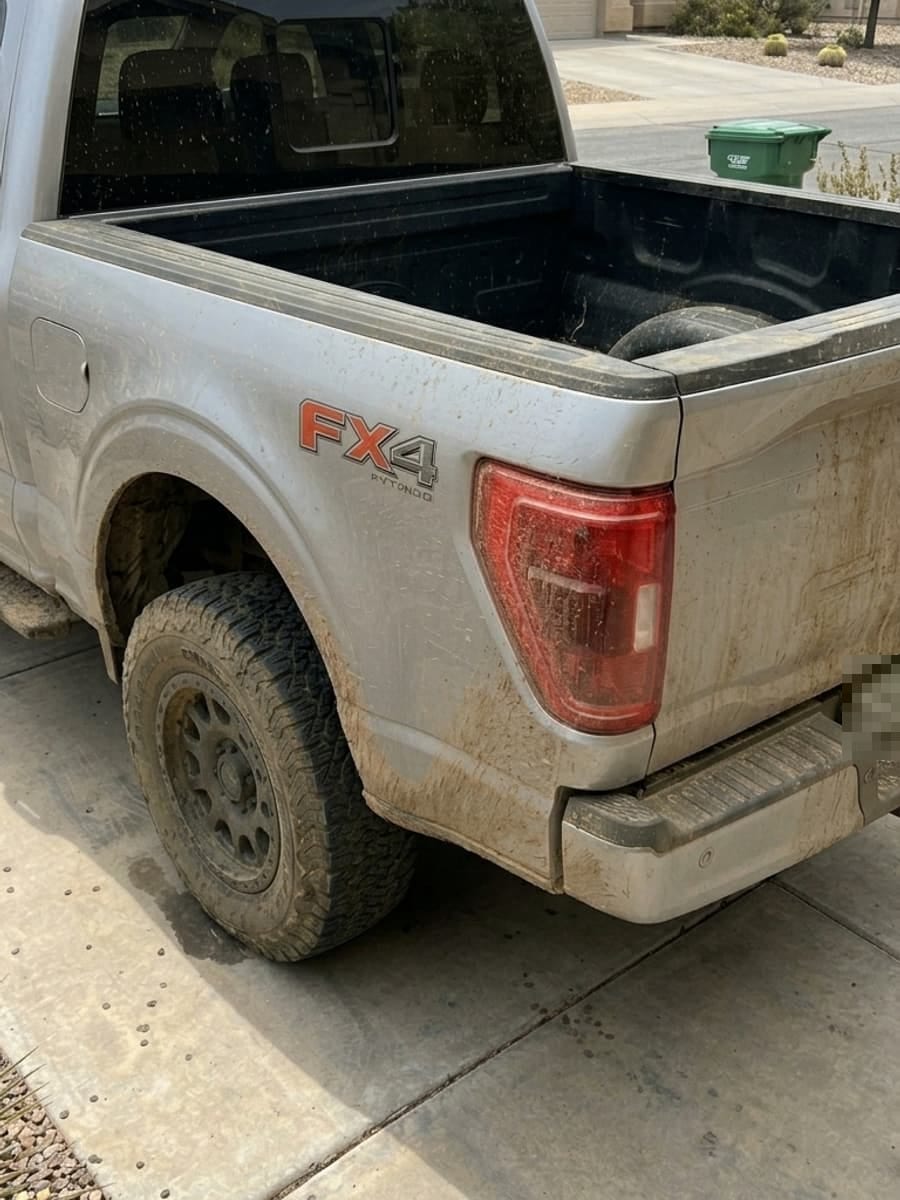 F-150 Rear, before the detail